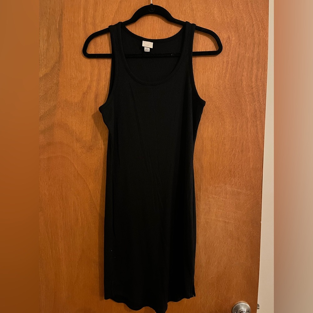 A New Day black ribbed dress
